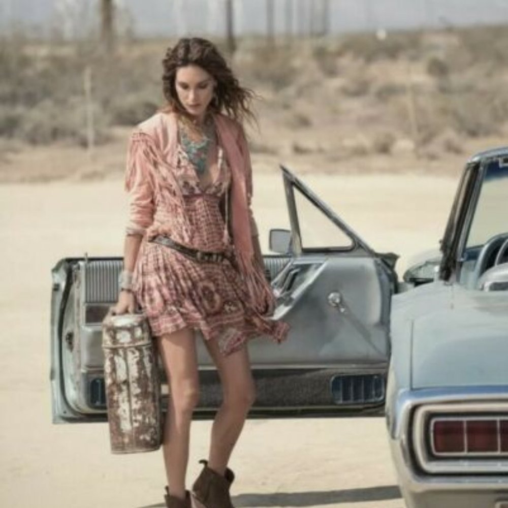 Spell & the Gypsy Collective Designs Wild Belle Jacket Blush Sz M/L